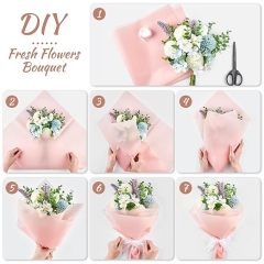 Printed Floral Wrapping Paper-24"x 24"