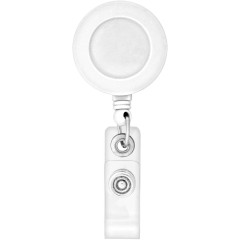 Zion Domed Retractable Badge Holder with Slip Clip