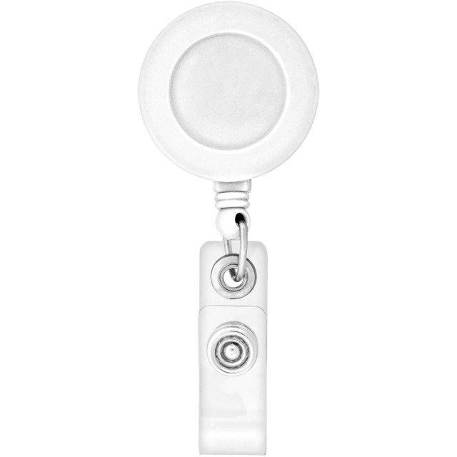 Zion Domed Retractable Badge Holder with Slip Clip