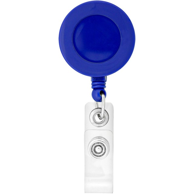 Zion Domed Retractable Badge Holder with Slip Clip