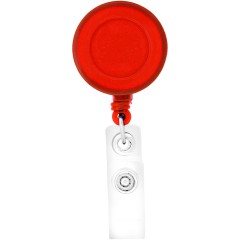 Zion Domed Retractable Badge Holder with Slip Clip
