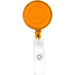 Zion Domed Retractable Badge Holder with Slip Clip