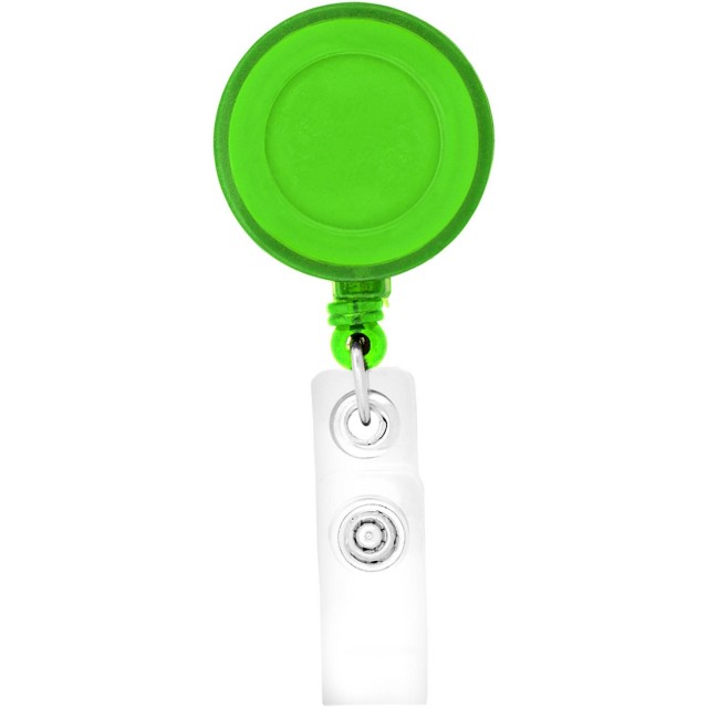 Zion Domed Retractable Badge Holder with Slip Clip