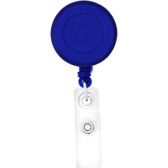 Zion Domed Retractable Badge Holder with Slip Clip