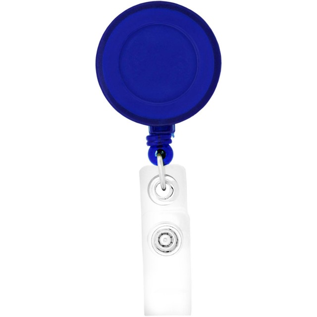 Zion Domed Retractable Badge Holder with Slip Clip