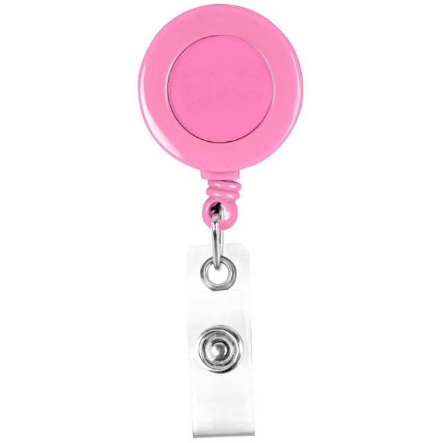 Zion Domed Retractable Badge Holder with Slip Clip