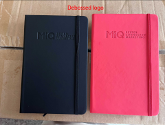 Ambassador Bound Journal Book - 8-3/8" x 5-1/2" - Debossed