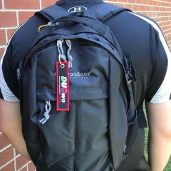 Two Sided Embroidered Key Ring 5"