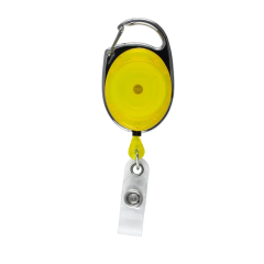 Clip-On Retractable Badge Holder - Translucent - Full Color