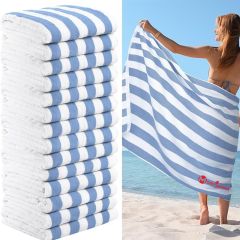 Luxury Cabana Stripe Pool Towels-35"x 70"