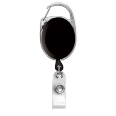 Clip-On Retractable Badge Holder - Translucent - Full Color