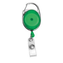 Clip-On Retractable Badge Holder - Translucent - Full Color