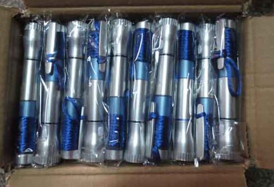 Flashlight with Pen and Lanyard