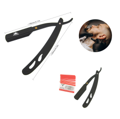 5/10 Blade Stainless Steel Barber Manual straight Edge Razor