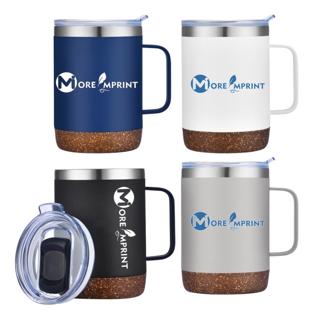 12 oz Stainless Steel Cork Mug