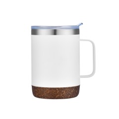 12 oz Stainless Steel Cork Mug