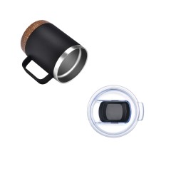 12 oz Stainless Steel Cork Mug