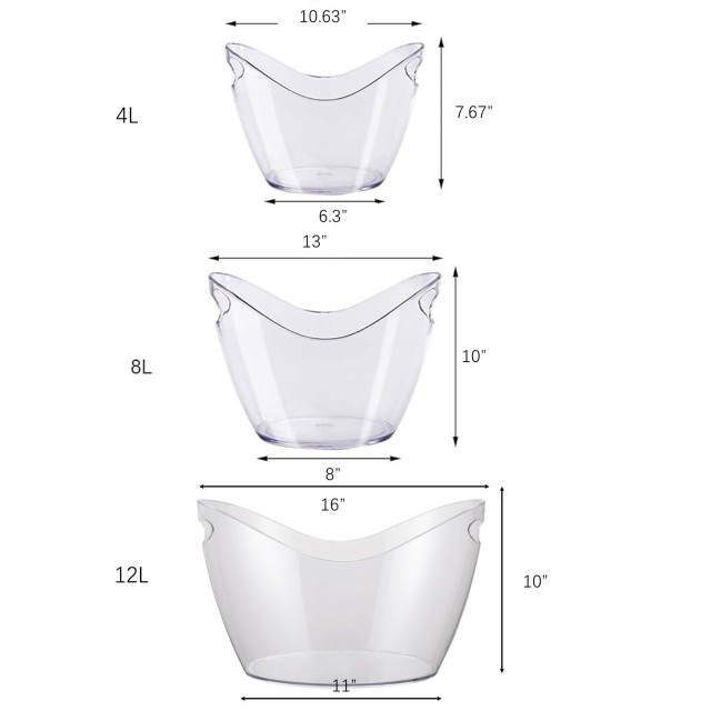 4L/8L/12L Ice Bucket