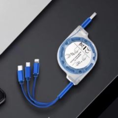Multi 3 in 1 Retractable Fast Charging Cord