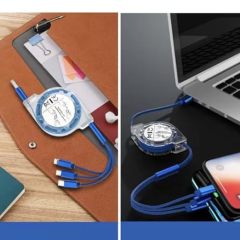 Multi 3 in 1 Retractable Fast Charging Cord