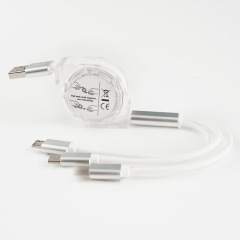 Multi 3 in 1 Retractable Fast Charging Cord