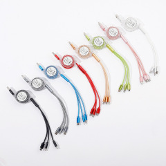 Multi 3 in 1 Retractable Fast Charging Cord