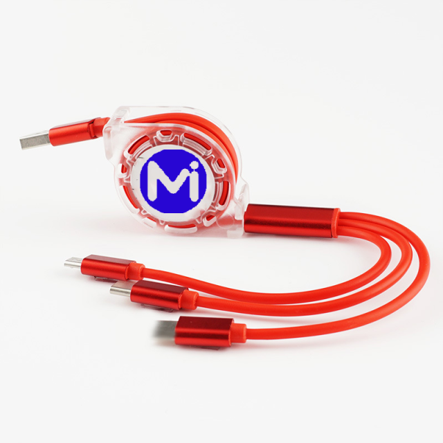 Multi 3 in 1 Retractable Fast Charging Cord