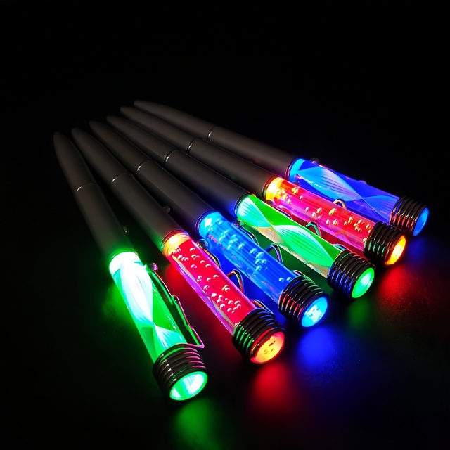 LED Lighted Spiral Pen