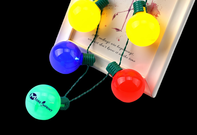 LED Rainbow Ball Necklace