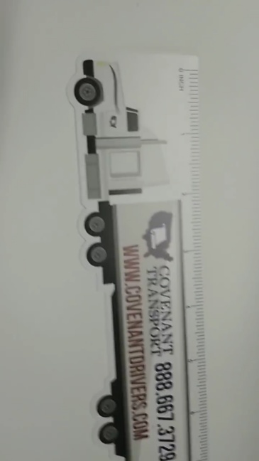 Custom Shape Matte Stryrene Ruler-7"