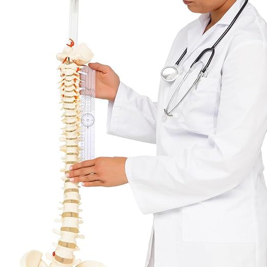 Goniometer Physical Therapy Plastic Quick Angle Protractor 360 Degree 7''