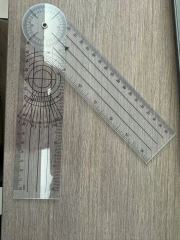 Goniometer Physical Therapy Plastic Quick Angle Protractor 360 Degree 7''