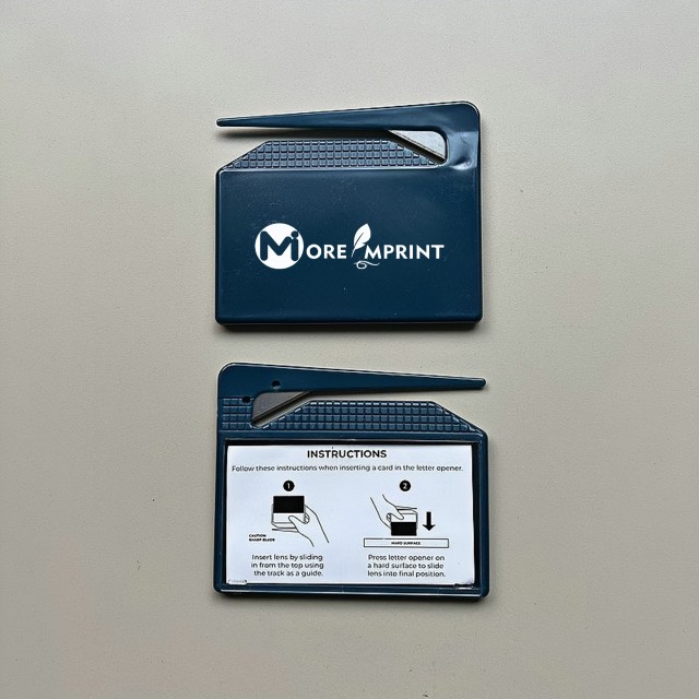 Business Name Card Letter Opener