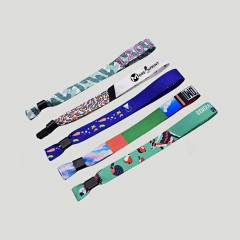 Sublimated Event Wristbands With Locking Bead