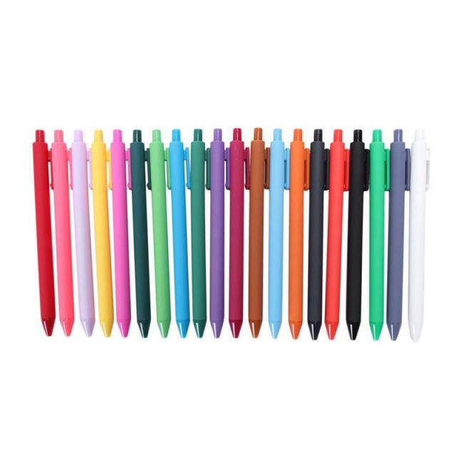 Printed Flex Soft Touch Rubberized Ballpoint Pens