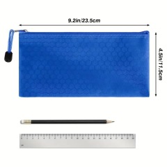 Waterproof Zipper Makeup Bag Pencil Pouch