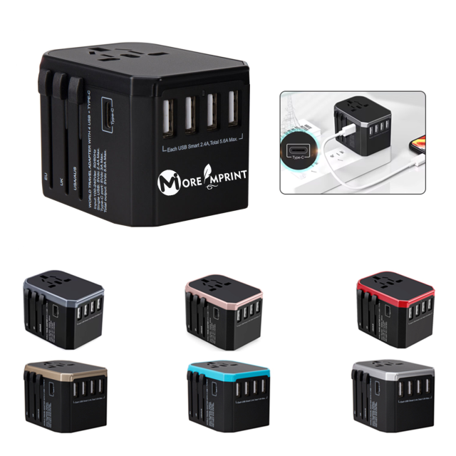 Universal Travel 4 USB Port Adapter