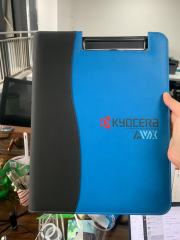Microfiber Clip Board With Embossed PVC Trim