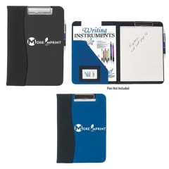 Microfiber Clip Board With Embossed PVC Trim