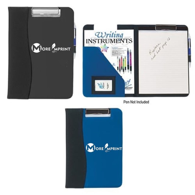 Microfiber Clip Board With Embossed PVC Trim