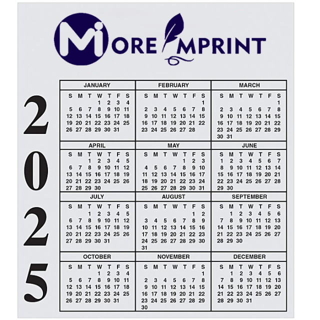 Calendar Magnet - Small - Full color