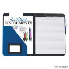 Microfiber Clip Board With Embossed PVC Trim