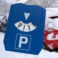 Car Parking Time Sign Tag Windshield Snow Shovel