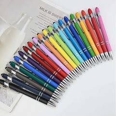 Soft Touch Pen Stylus Pen - Laser Engraved