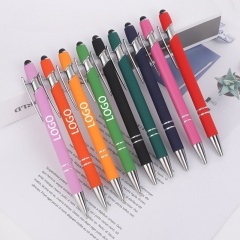 Soft Touch Pen Stylus Pen - Laser Engraved