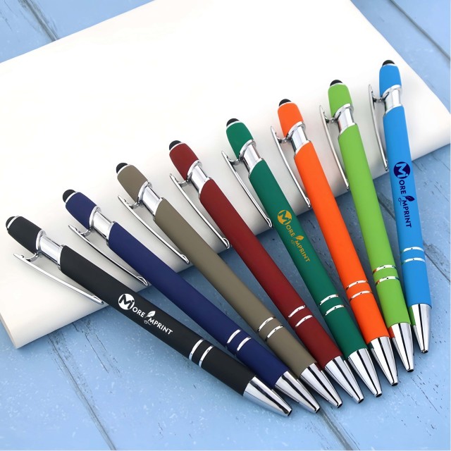 Soft Touch Pen Stylus Pen - Laser Engraved