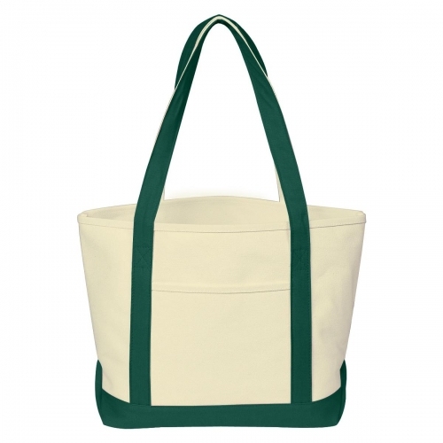 Large Heavyweight Cotton Canvas Boat Tote - Screen