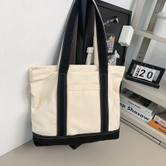 Large Heavyweight Cotton Canvas Boat Tote - Screen