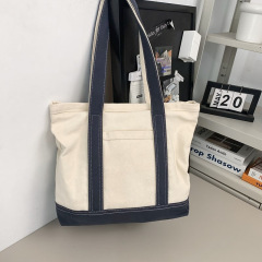 Large Heavyweight Cotton Canvas Boat Tote - Screen