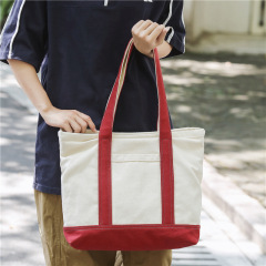 Large Heavyweight Cotton Canvas Boat Tote - Screen